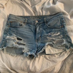 American Eagle jean shorts, Size 14